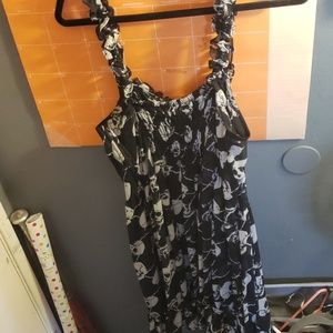 Black skull dress